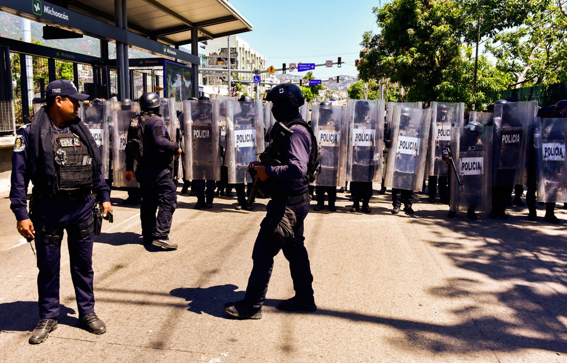 Opacidad en registro de poliías en Gurrero. (Cuartoscuro)