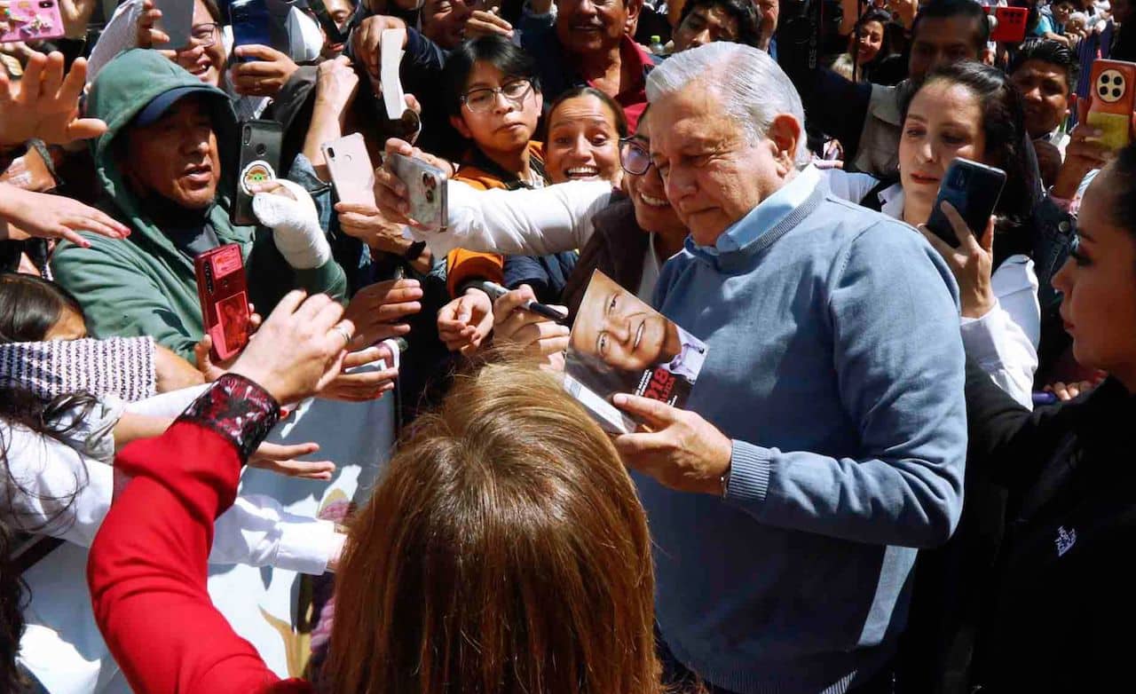 López Obrador en Tlaxcala.