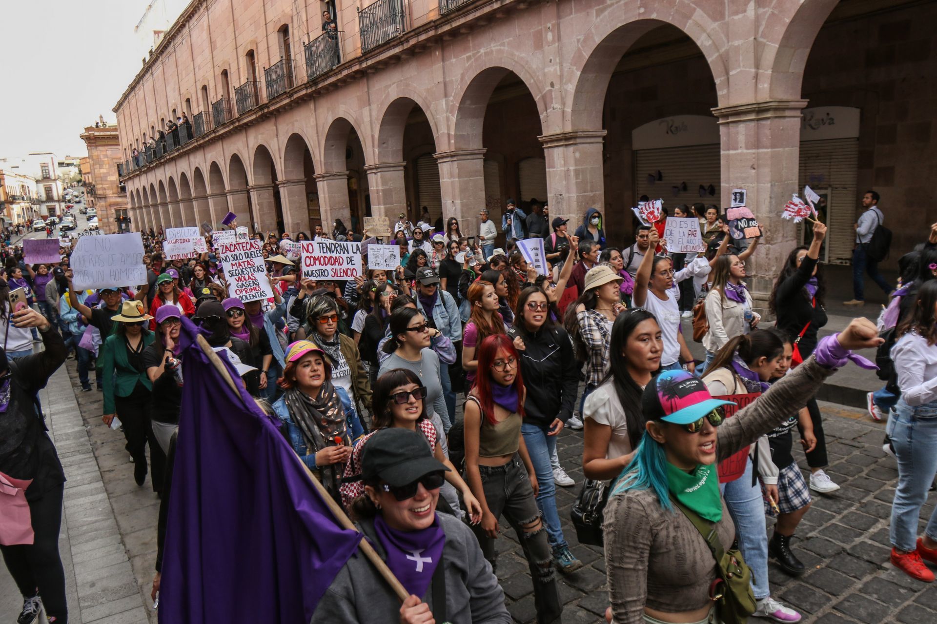 Marcha contra represión Zacatecas. (Cuartoscuro)