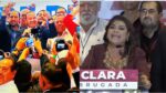 Santago Taboada y Clara Brugada se declaran ganadores.