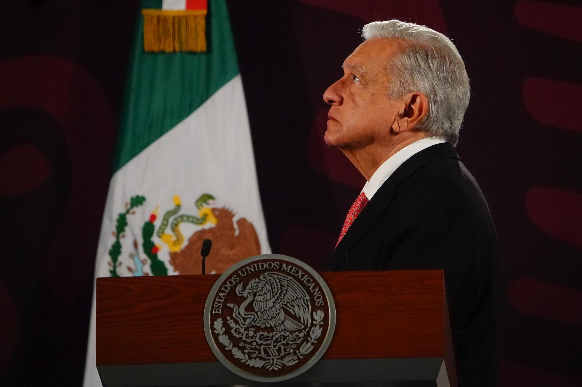 Andrés Manuel López Obrador en la mañanera. (Cuartoscuro)