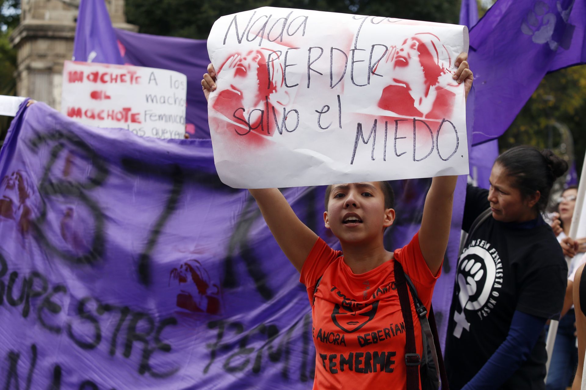 Marcha de protesta en Puebla. (Arhivo(Cuartoscuro)