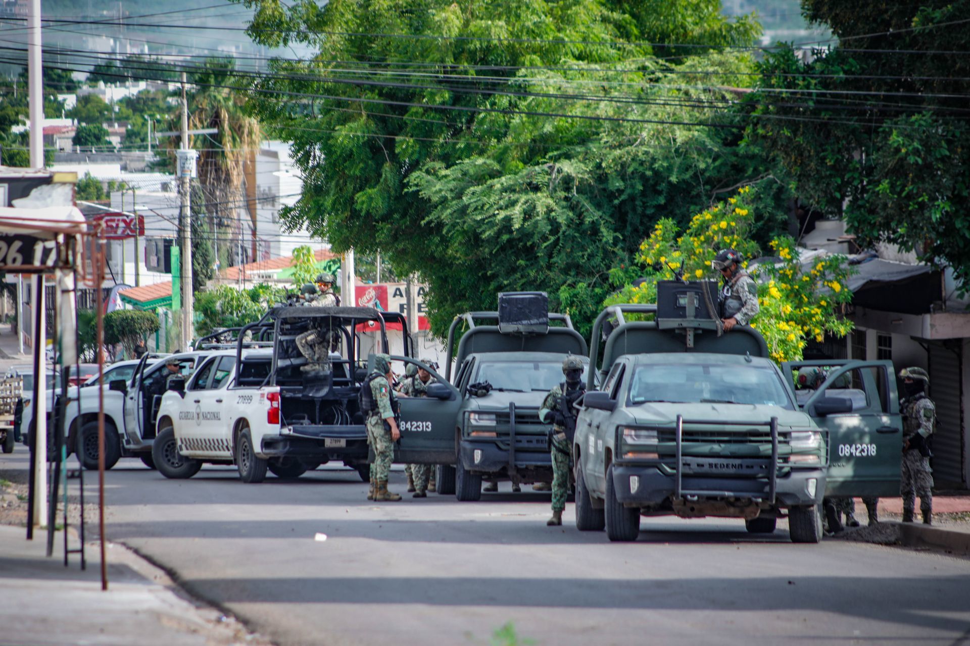 Operativo militar en Culiacán. (Cuartoscuro)