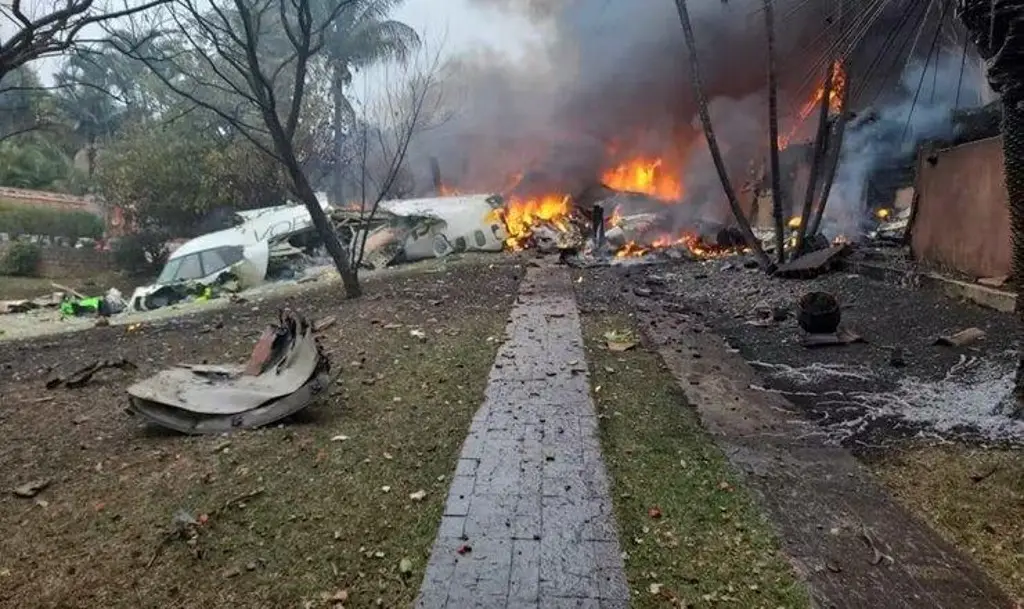 Avionazo en Brasil. (Especial)