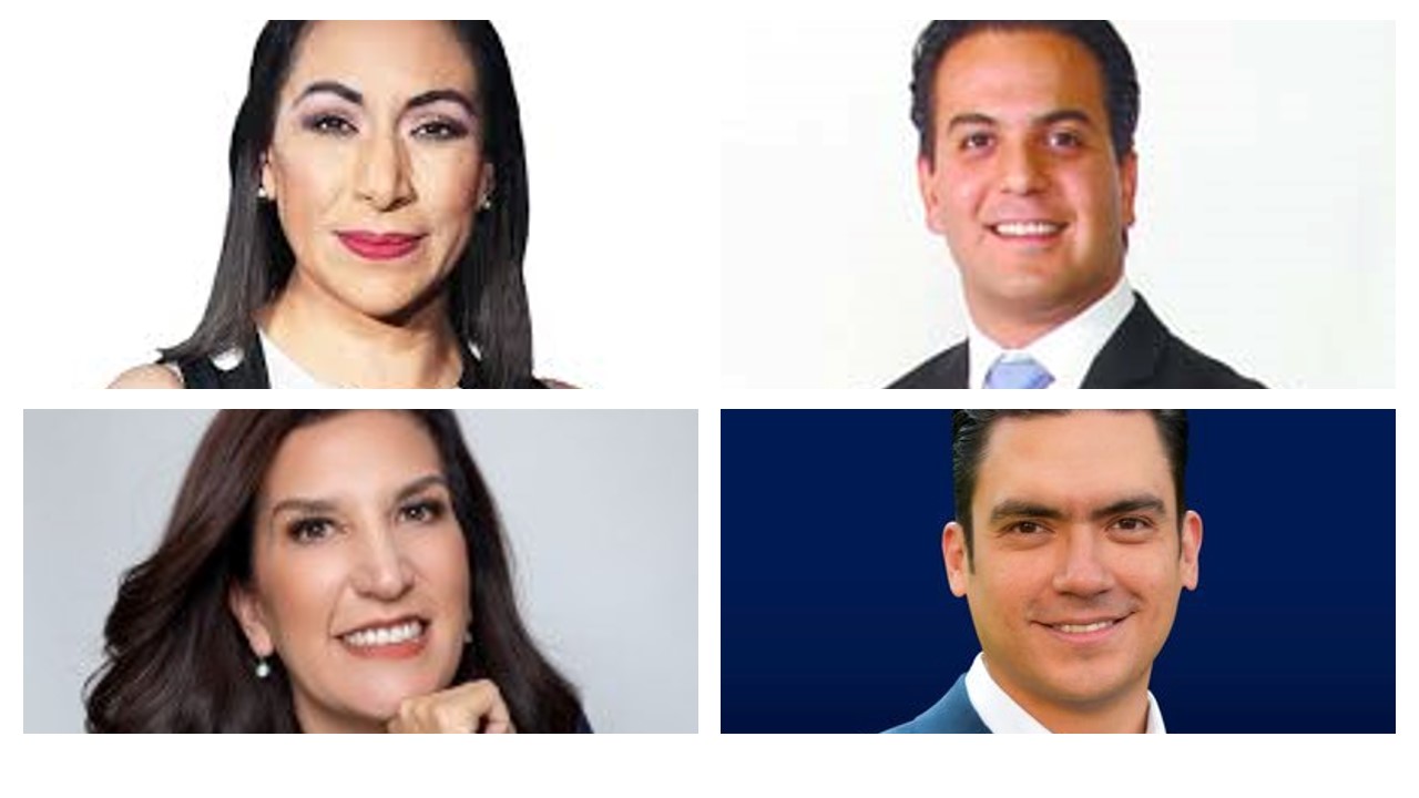 Adriana Dávila, Kenia López Rabadán, Damián Zepeda y Jorge Romero. (Especial)