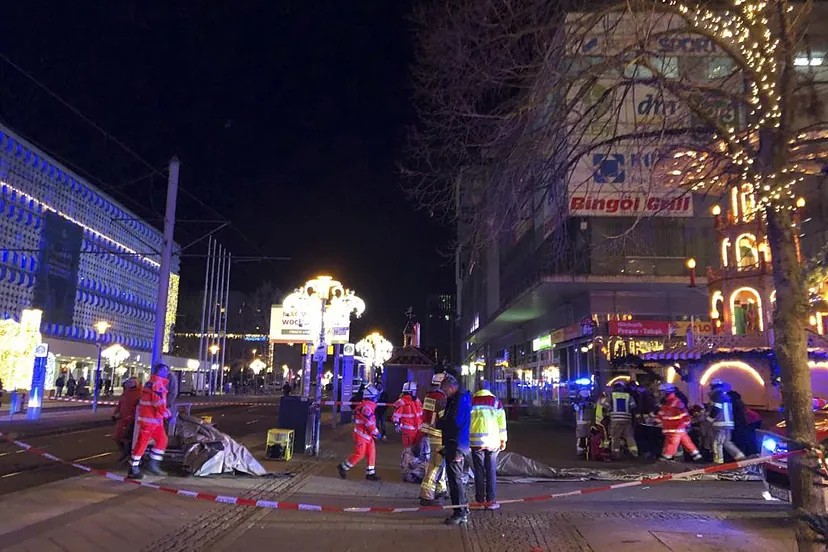 Atropellamiento masivo en Alemania.