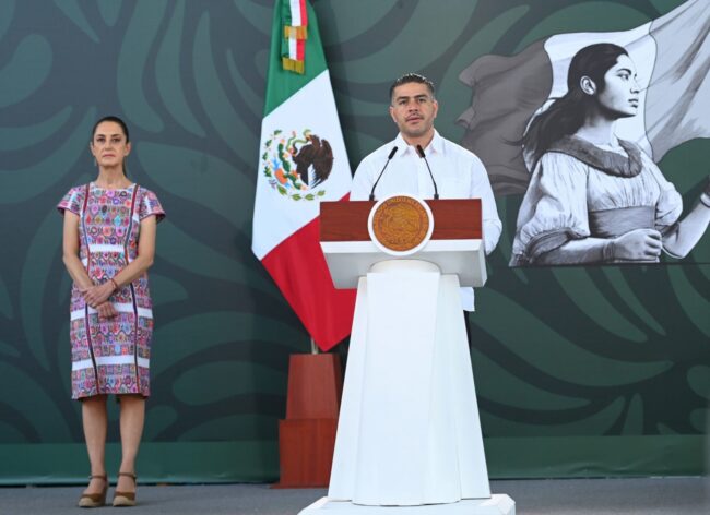 Omar García Harfuch presumió avances contra violencia en Sinaloa. (Cuartoscuro)