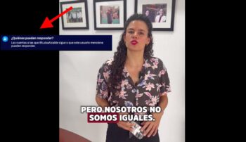 Luisa María Alcalde niega censura… y cierra comentarios a su mensaje