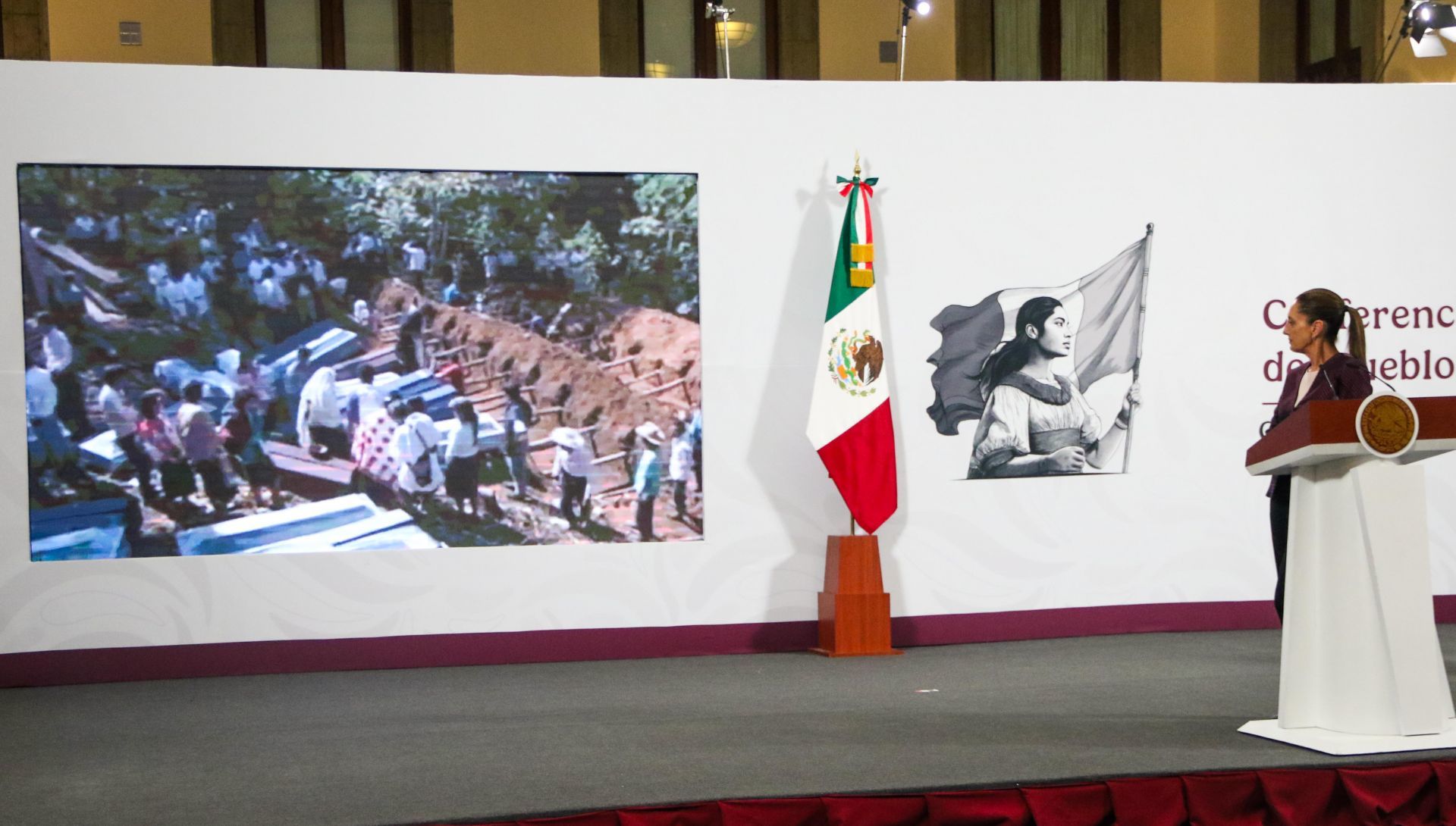 Cluadia Sheinbaum hizo referencia a la masacre de Acteal. (Cuartoscuro)
