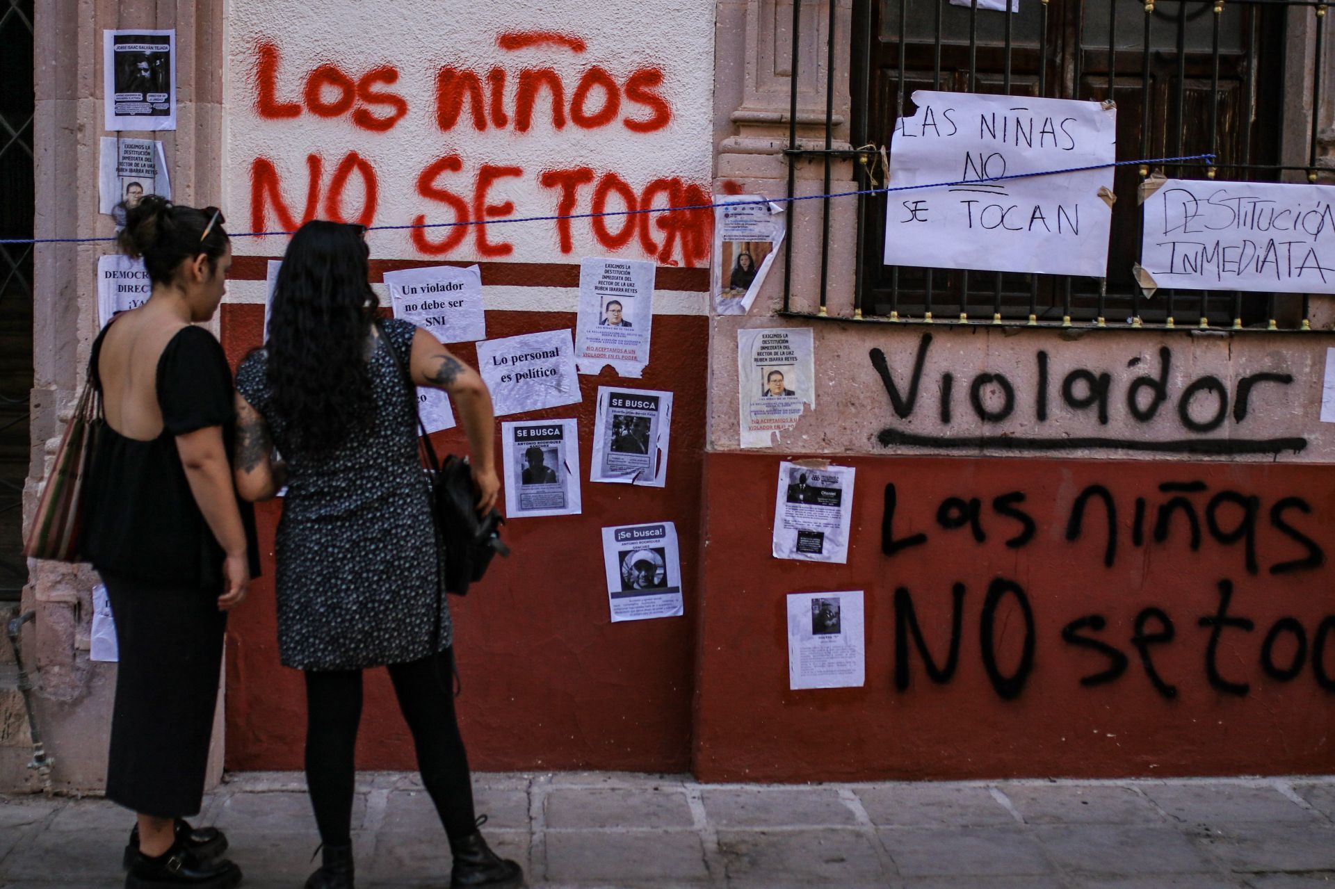 Movimiento feminista denuncia encubrimiento de acoso y abuso sexual en la UAZ. (Cuartoscuro)