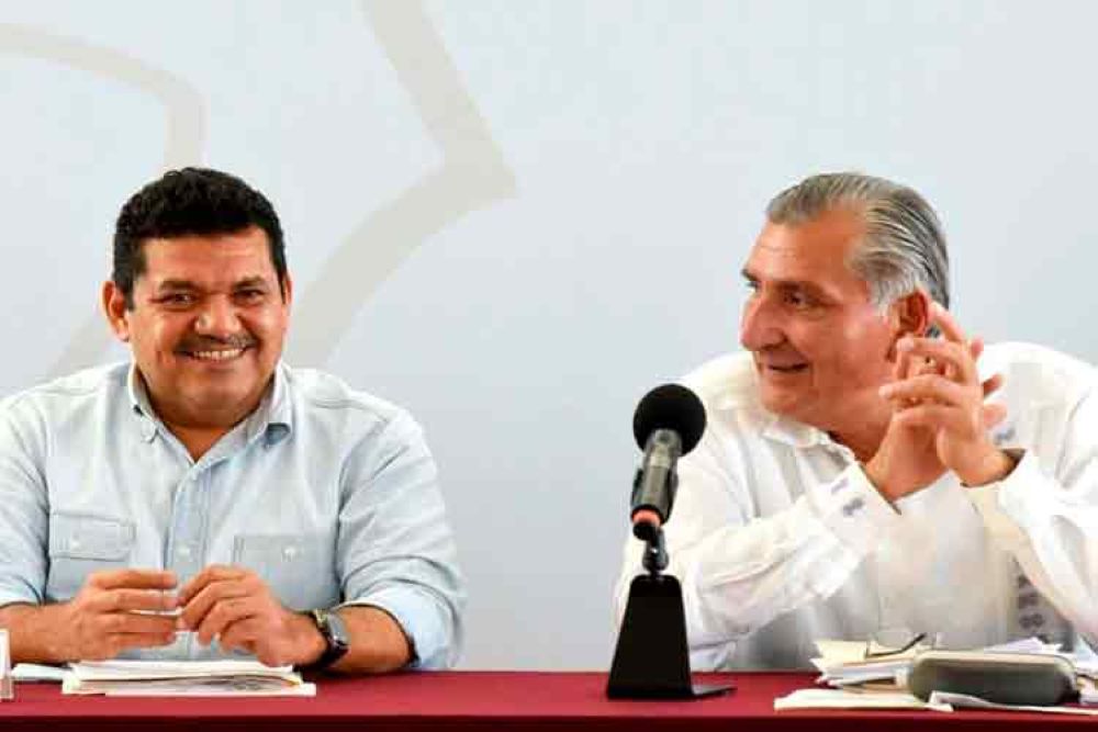 Javier May y Adán Augusto López.