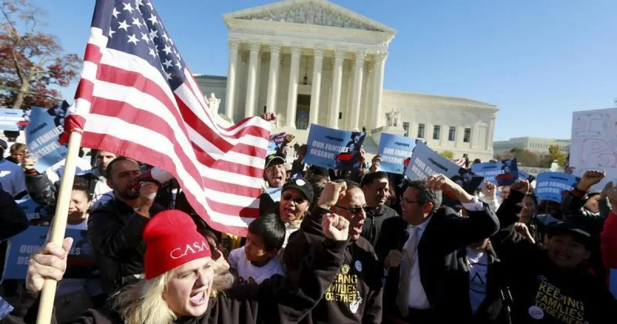Protestas frente a la Corte Suprema de Estados UnidosProtestas frente a la Corte Suprema de Estados Unidos.
