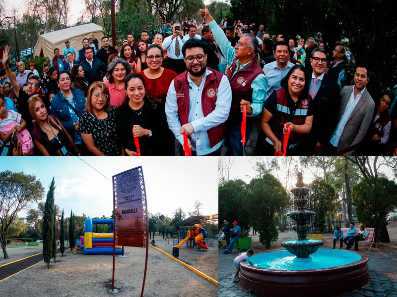 Remodelación del parque Naucalli.