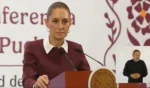 Claudia Sheinbaum durante la mañanera.