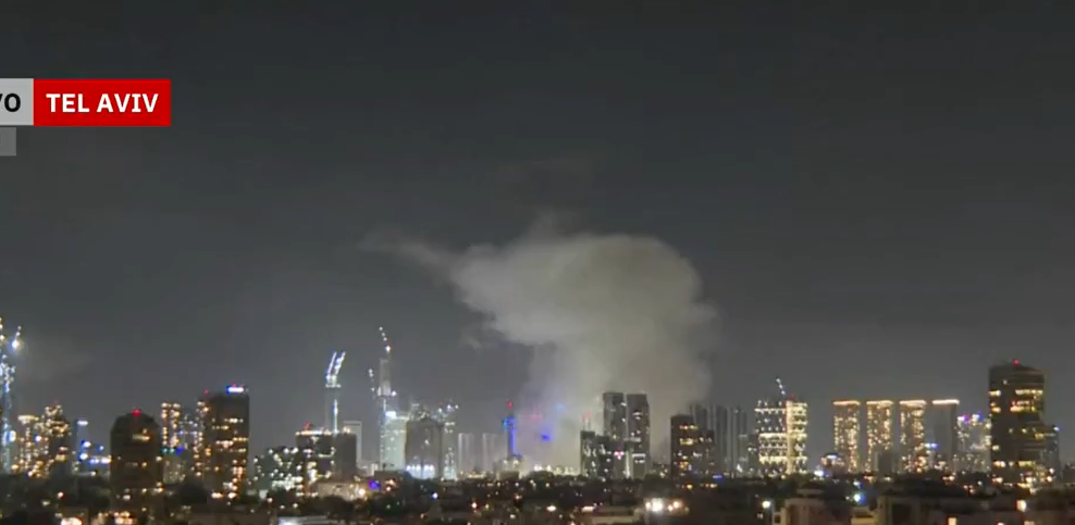 El ataque de Irán a Tel Aviv.