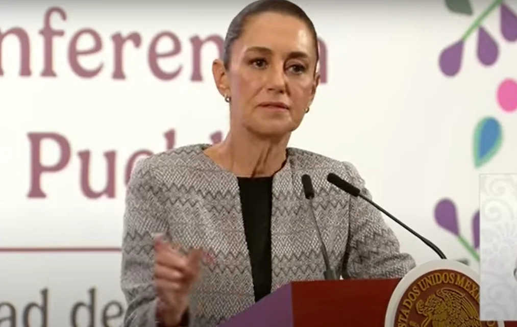 Claudia Sheinbaum en la mañanera.