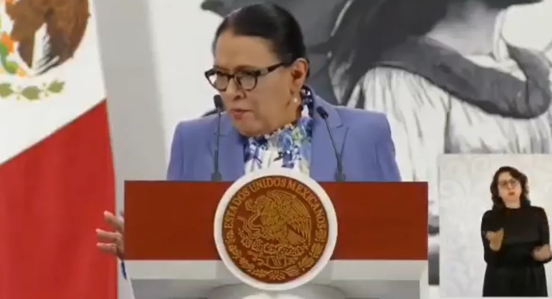 Rosa Icela Rodríguez, secretaria de Gobernación.