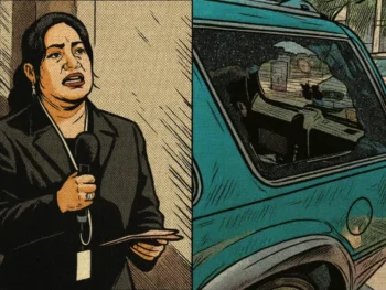 María Luias Estrada narra su historia de ataques.