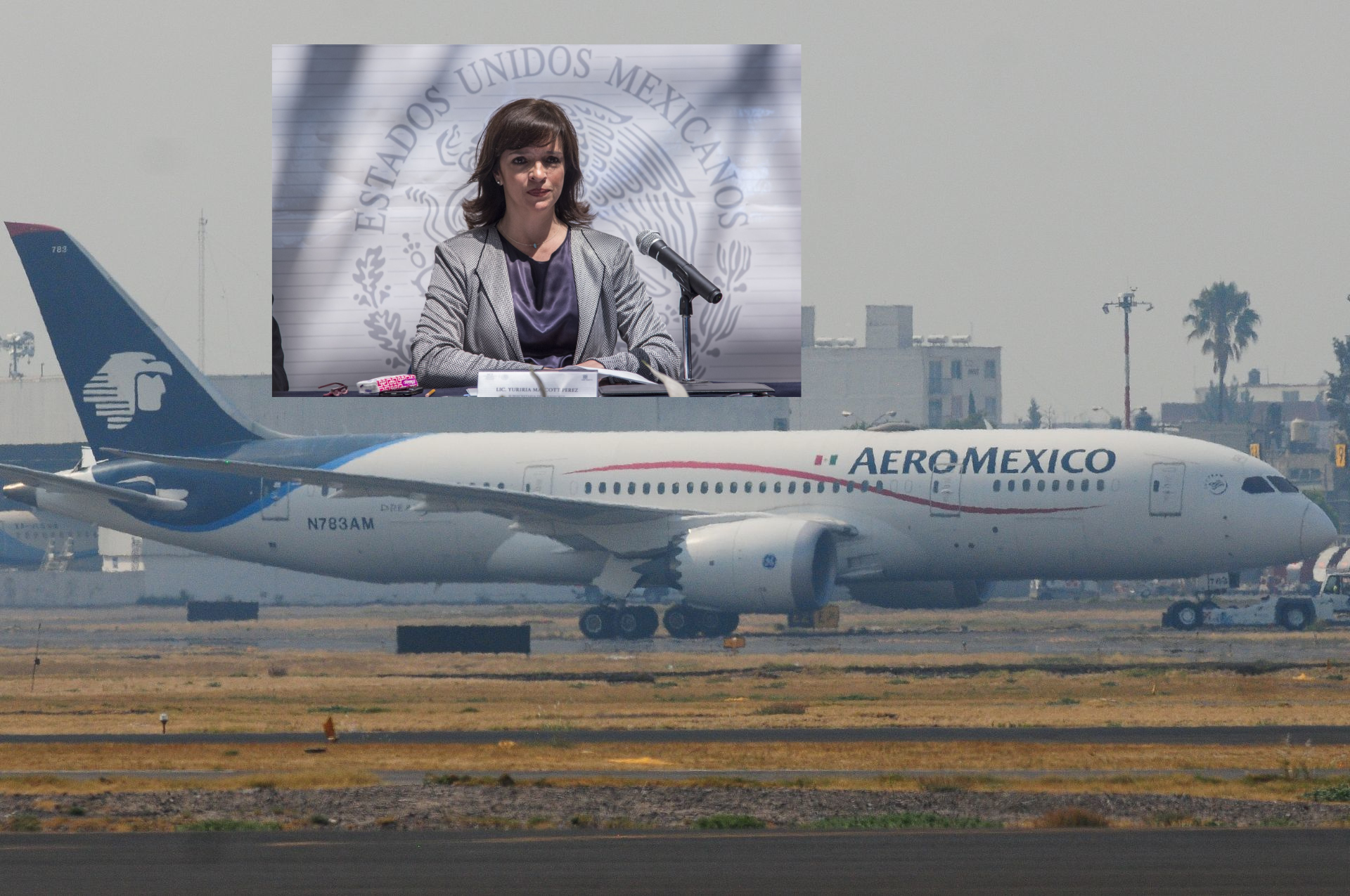 “Hay que cuidar el acuerdo aéreo con EU, es el T-MEC de la aviación”: Yuriria Mascott
