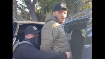 El momento de la detención de Chávez Junior