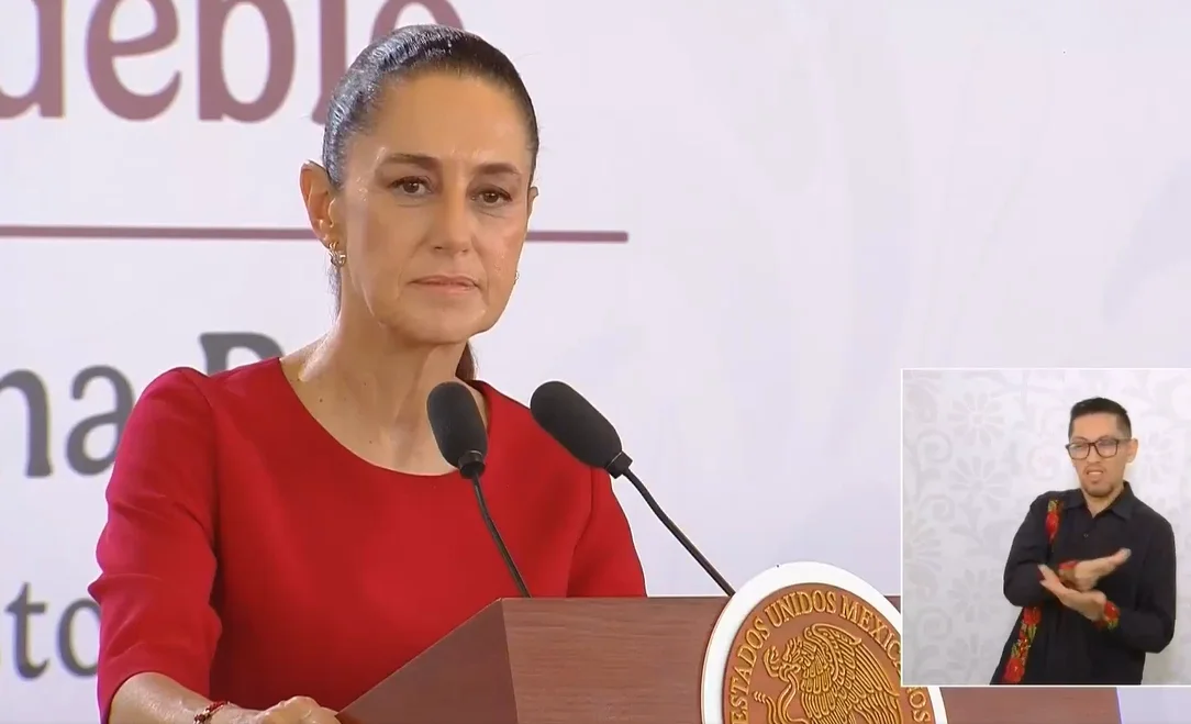 .Claudia Sheinbaum durante la mañanera.