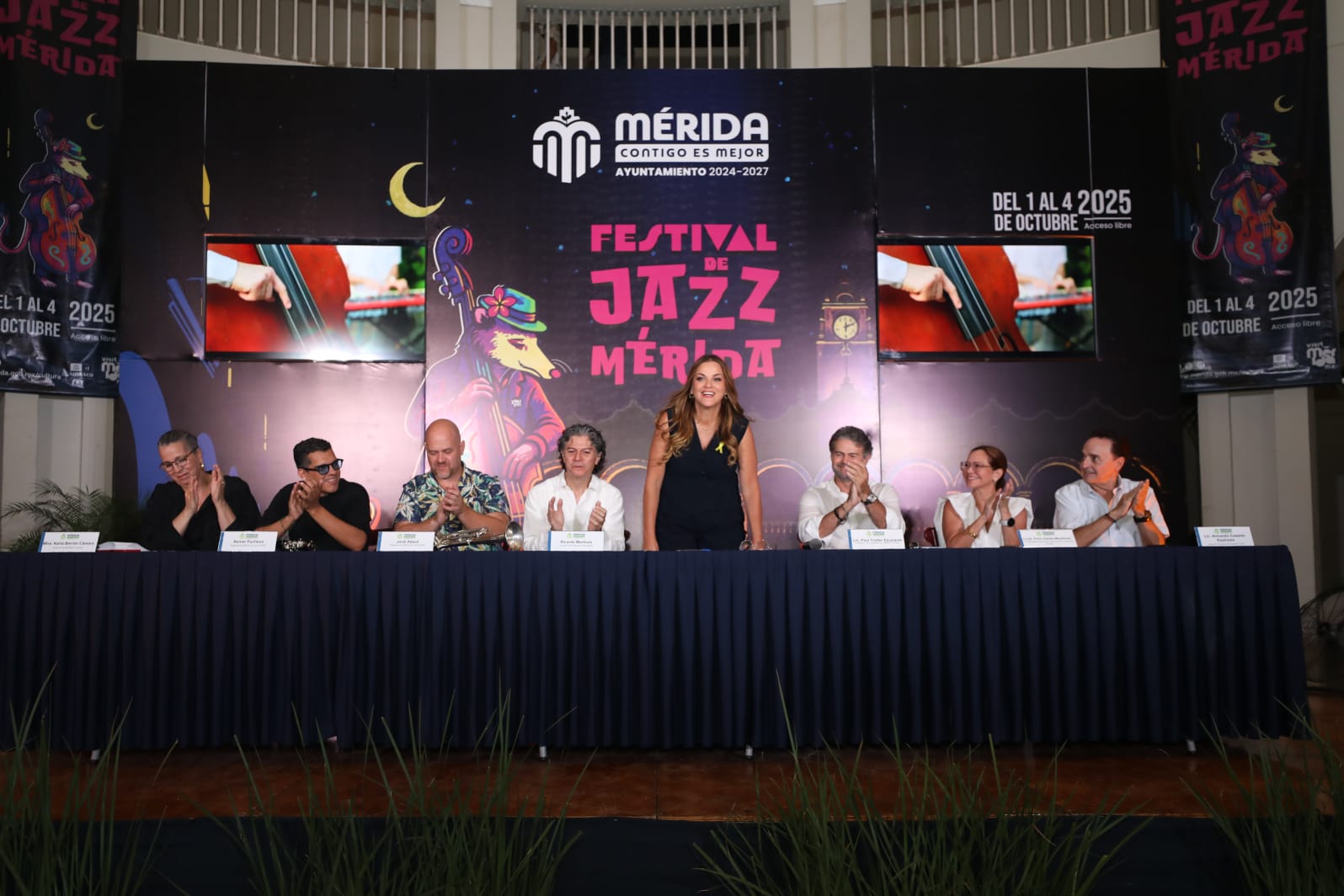 Cecilia Patrón presentó el Festival de Jazz Mérida 2025.