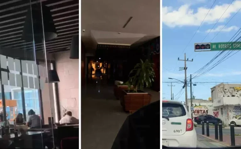 Apagón en a Península de Yucatán.