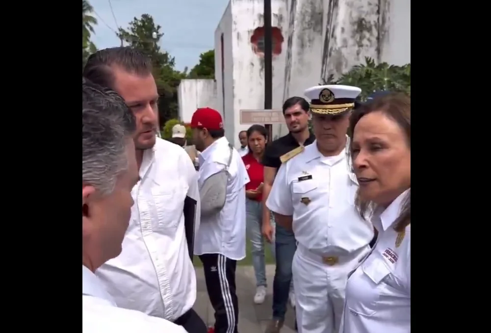 Rocío Nahle regaña a secretario de Turismo.