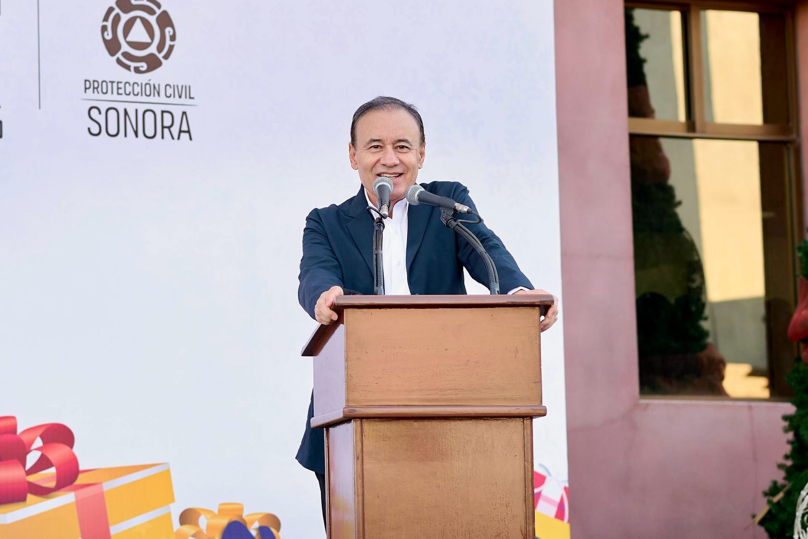 El gobernador Alfonso Durazo dio arranque al Operativo Navideño en Sonora.