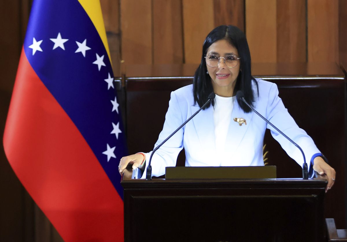 Delcy Rodríguez, presidenta de Venezuela.