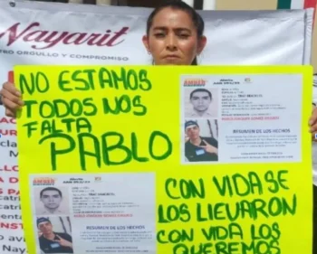 El reclamo por la desaparición de Pablo.