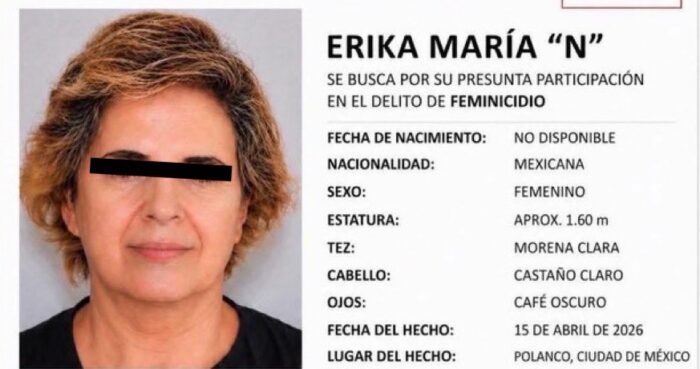Detienen en Venezuela a Erika María “N”, presunta asesina de Carolina Flores