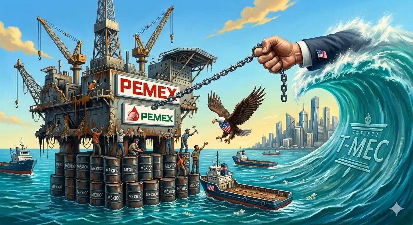 Narrativa de saneamiento se quiebra: EU desnuda la verdadera crisis de liquidez en Pemex.