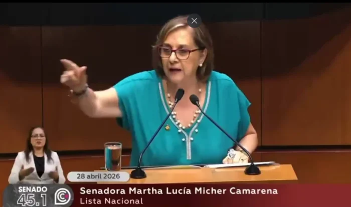 La senadora de Morena Malú Micher.