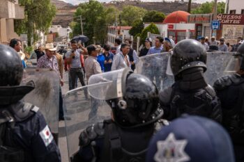 Represión en Zacatecas contra frijoleros y estudiantes previo a concierto Represión en Zacatecas contra frijoleros y estudiantes previo a concierto