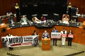 Sesión en el Senado sobre la reforma juidicial. (Cuartoscuro) Sesión en el Senado sobre la reforma juidicial. (Cuartoscuro)