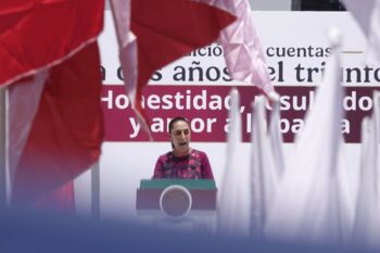 Sheinbaum le entra al debate con Fox y Calderón: defiende soberanía ante EU