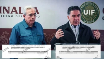 UIF notifica a bancos el bloqueo de cuentas a Rocha Moya y Enrique Inzunza.