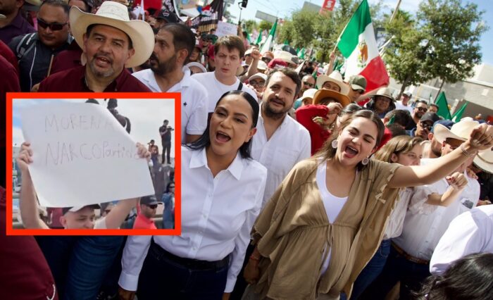 Ríspida marcha de Morena en Chihuahua: entre bloqueos y acusaciones de acarreo Ríspida marcha de Morena en Chihuahua: entre bloqueos y acusaciones de acarreo