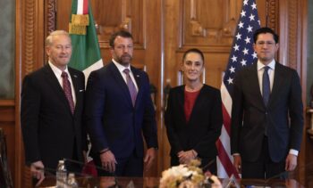 Cancillería omite si Sheinbaum abordó con Mullin el maltrato de ICE a migrantes Cancillería omite si Sheinbaum abordó con Mullin el maltrato de ICE a migrantes
