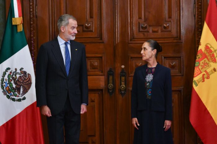 Previo al partido de España, Claudia Sheinbaum se reunió con el rey Felipe VI. (Cuartoscuro) Previo al partido de España, Claudia Sheinbaum se reunió con el rey Felipe VI. (Cuartoscuro)