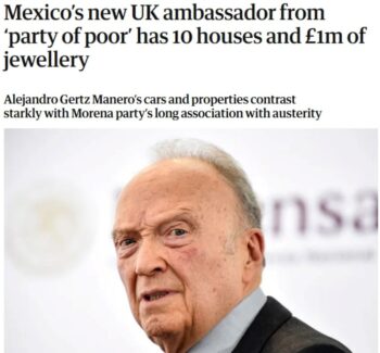 Alejandro Gertz en The Guardian. Alejandro Gertz en The Guardian.