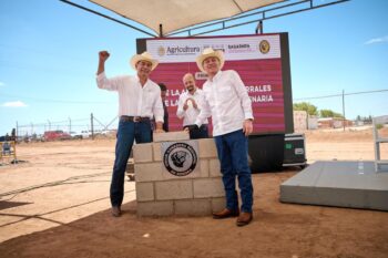 El gobernador Alfonso Durazo en Aguaprieta. El gobernador Alfonso Durazo en Aguaprieta.