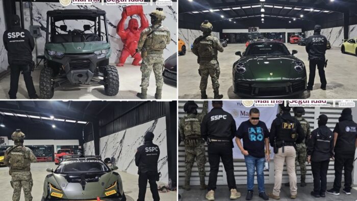 Capturan con 15 autos de lujo a empresario ligado a Rutilio Escandón Capturan con 15 autos de lujo a empresario ligado a Rutilio Escandón