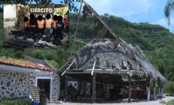 Los detenidos y el rancho de reclutamiento en Zapopan. Los detenidos y el rancho de reclutamiento en Zapopan.