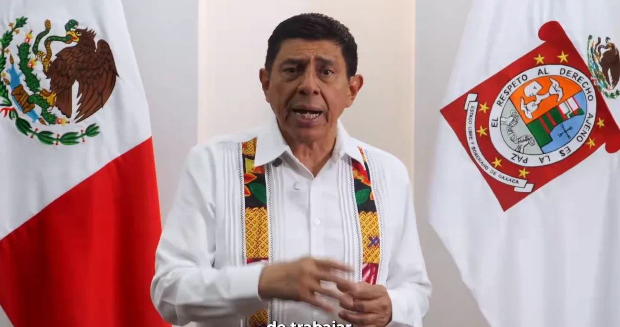 El gobernador de Oaxaca Salomón Jara esquiva responsabilidad por asesinato de Alejandro Leyva.