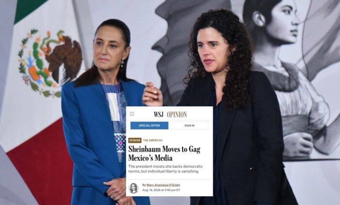 Sheinbaum toma medidas para amordazar a los medios: WSJ Sheinbaum toma medidas para amordazar a los medios: WSJ